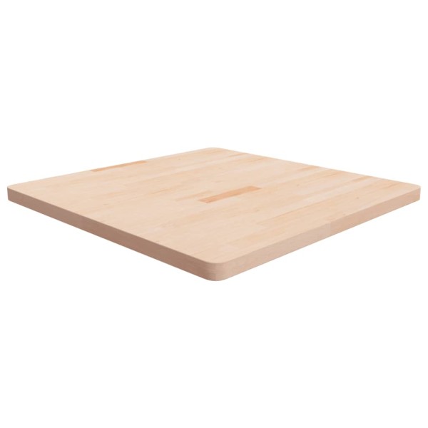 Tabletop, 90x90x4cm, untreated solid oak wood
