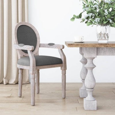 Dining chair, dark gray,...