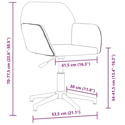 Swivel office chair, light...