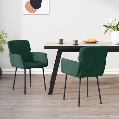 Dining room chairs, 2 pcs.,...