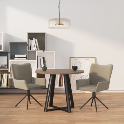 Swivel dining chairs, 2...