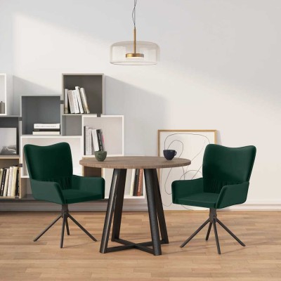 Swivel dining chairs, 2...