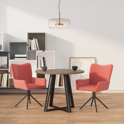 Swivel dining chairs, 2...