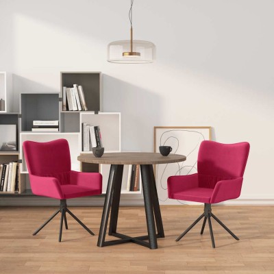 Swivel dining chairs, 2...