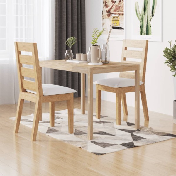 Dining table, 110x70x75 cm, solid acacia wood