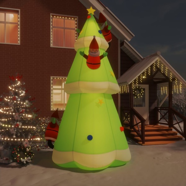Inflatable Christmas tree with LED lights, 500cm