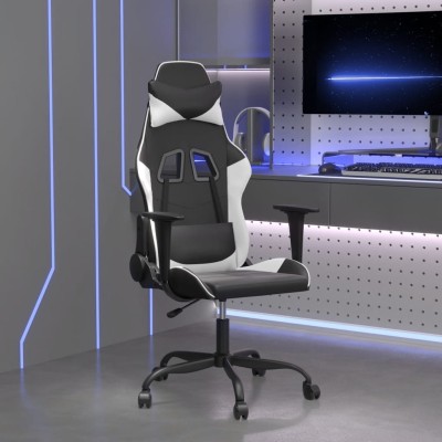 Massage gaming chair, black...