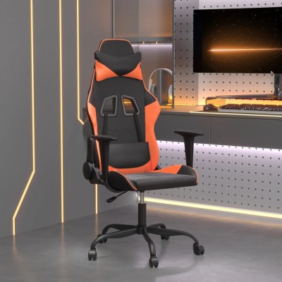 Massage gaming chair, black...