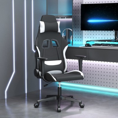 Massage gaming chair, black...
