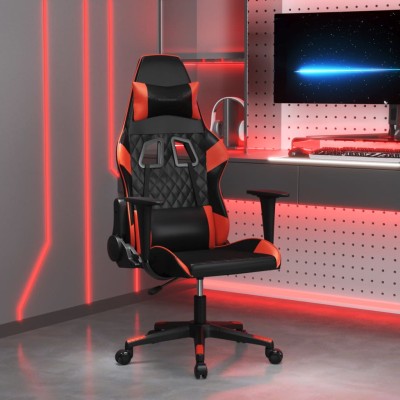 Massage gaming chair, black...