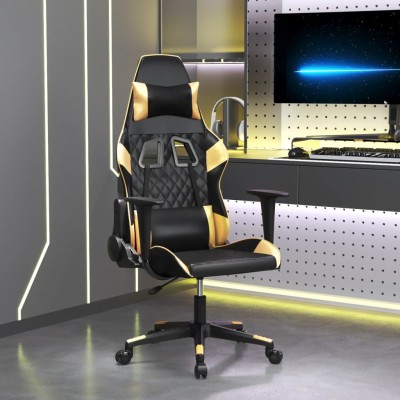 Massage gaming chair, black...