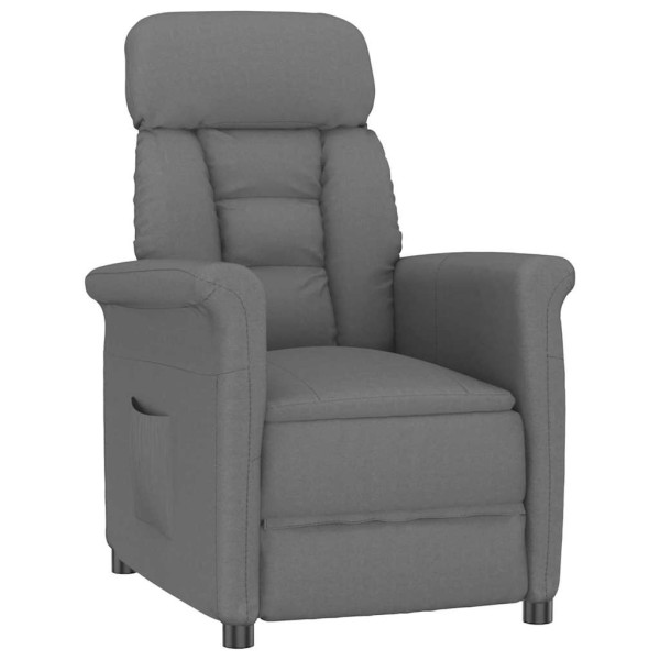armchair Dark gray Microfiber