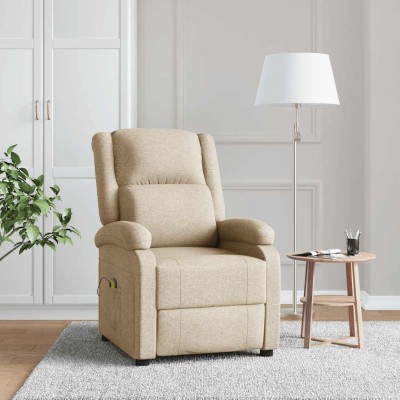Massage chair, cream color,...