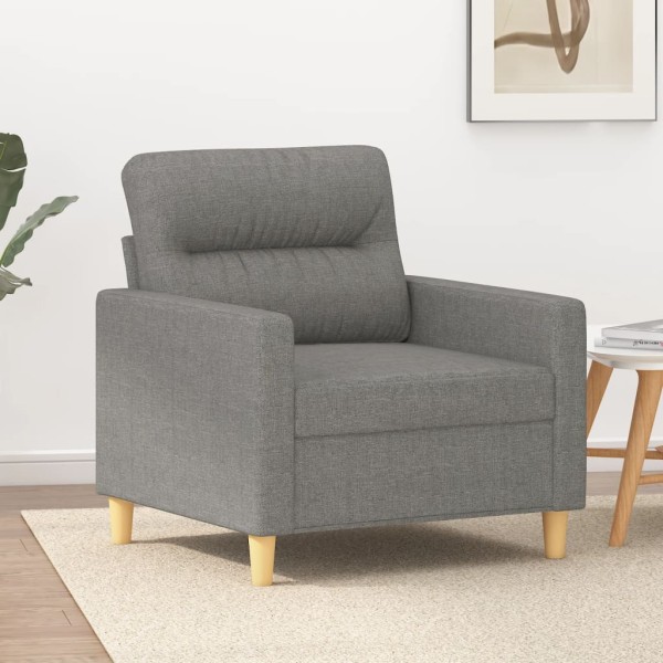 Chair, dark gray, 60cm, fabric