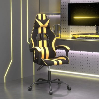 Swivel gaming chair, black...