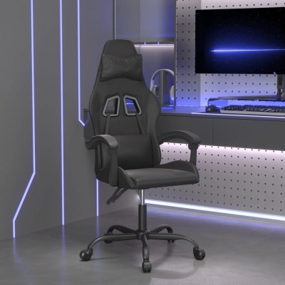 Swivel gaming chair, black...
