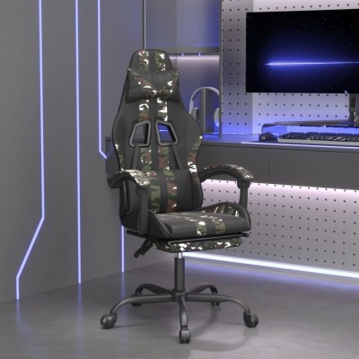 Gaming chair with footrest,...