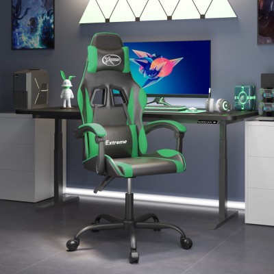 Swivel gaming chair, black...