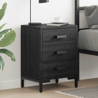 Bedside cabinet, black,...