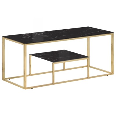Coffee table, gold, steel...