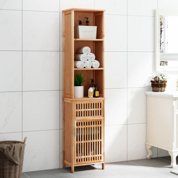 Bathroom cabinet, 42x29x182cm, solid walnut