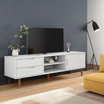 TV cabinet MOLDE, white,...