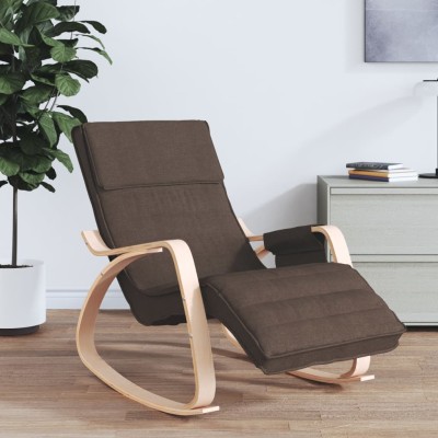 Rocking chair, dark brown,...