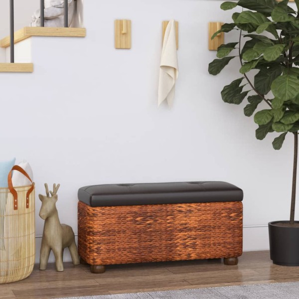 Benches-storage boxes with cushions, 2 pcs., 69cm, svendra