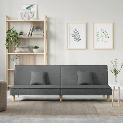 Sofa-bed, dark gray color,...