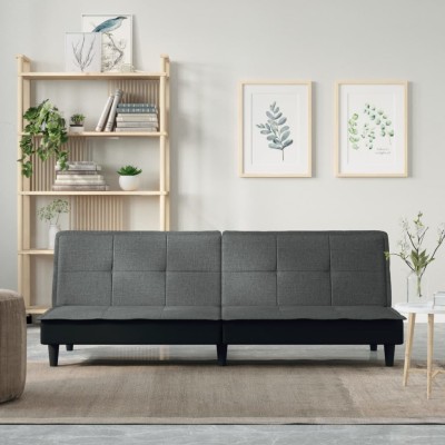Sofa-lova, tamsiai pilkos...