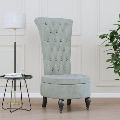Chair with high back, light...