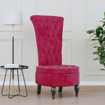 Chair with high back, wine...