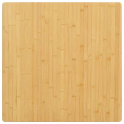 Table top, 80x80x2.5cm, bamboo