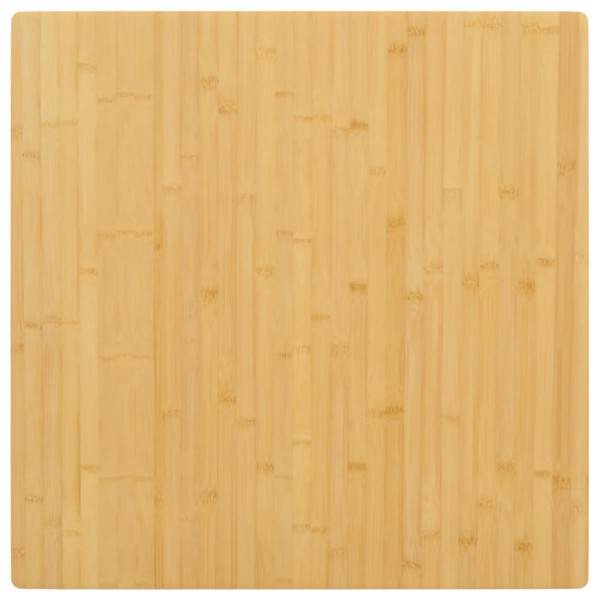 Table top, 80x80x2.5cm, bamboo