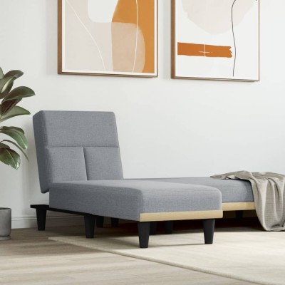 Lounger, light gray color,...