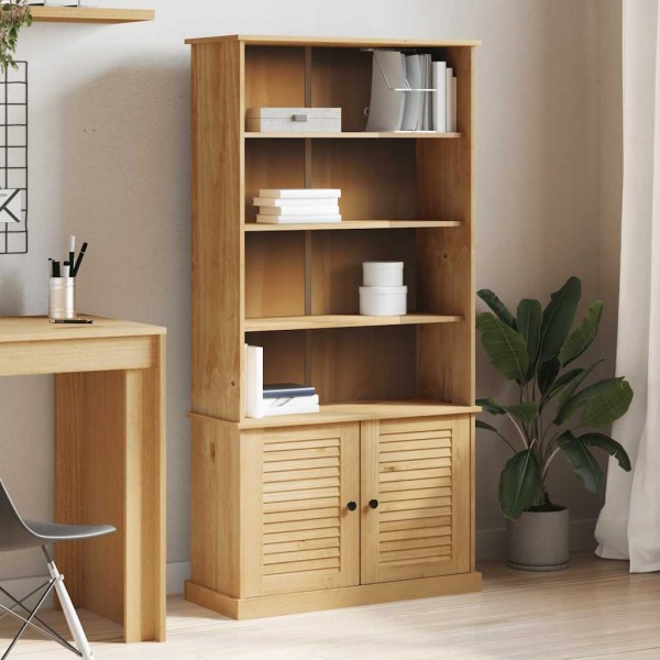Bookcase VIGO, 85x35x170cm, solid pine wood