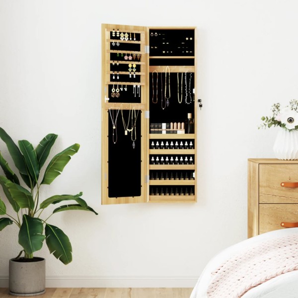 Mirror jewellery cabinet, 30x8,5x106cm, wall