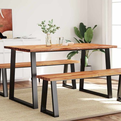 Dining table with live...