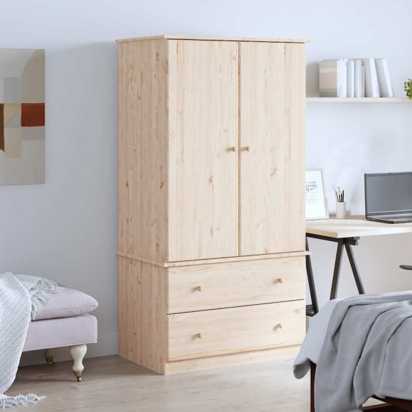 ALTA wardrobe, 90x55x170cm, solid pine wood