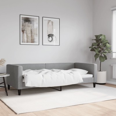 Sofa, light gray, 90x200cm,...