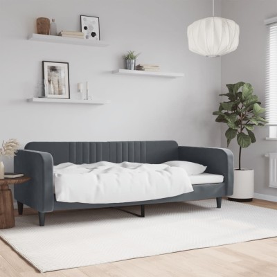 Bed without mattress, dark...