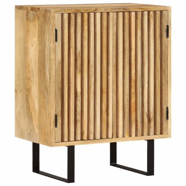Side cabinet with 2 doors, 55x35x70cm, solid mango
