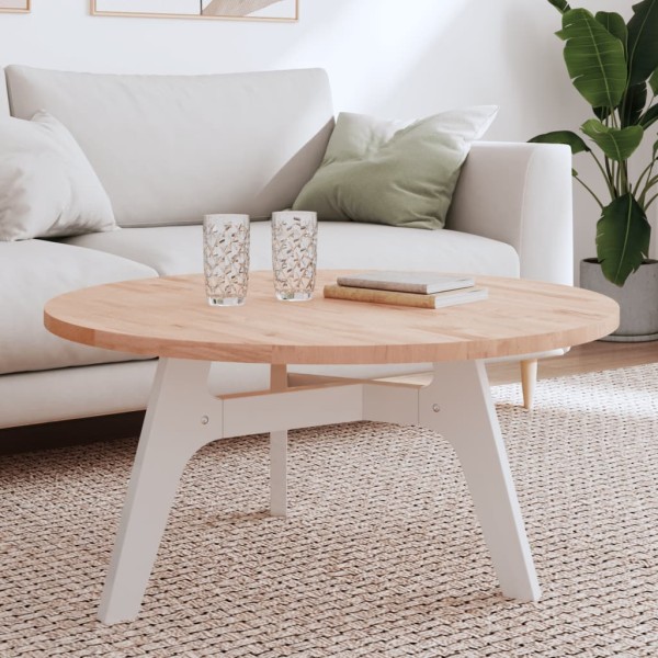 Table top, Ø90x2.5 cm, solid beech wood, circular