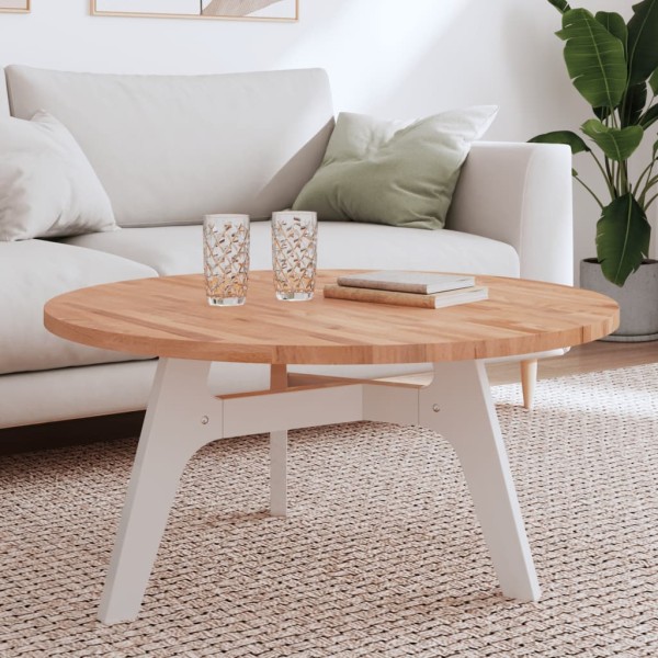 Table top, Ø90x2.5 cm, solid beech wood, circular