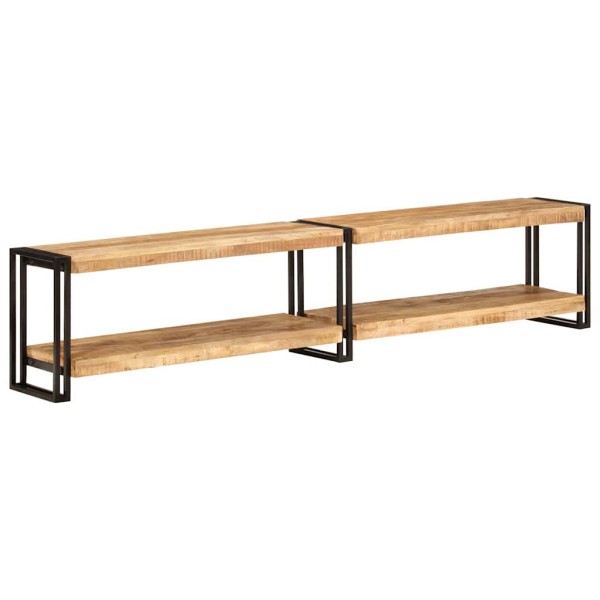 TV cabinet, 200x30x40cm, solid mango wood