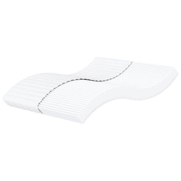 Foam mattress, white, 160x200cm, H2/H3 hardness