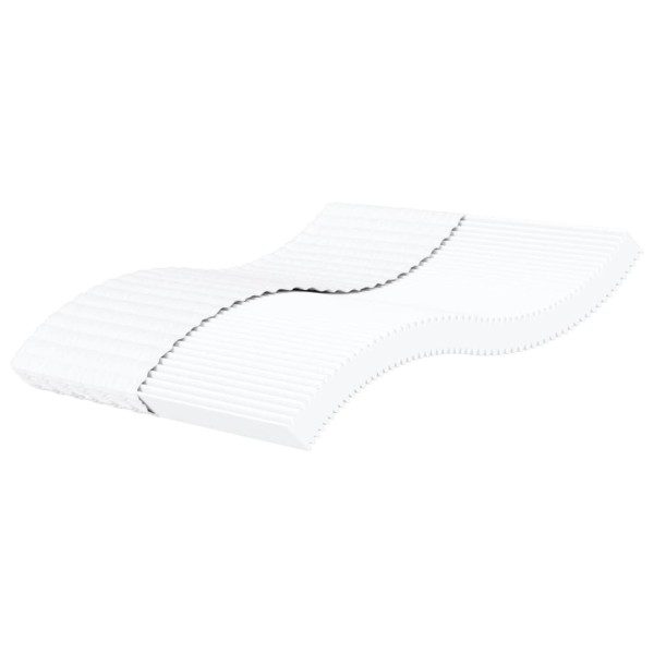 Foam mattress, white, 200x200cm, H2/H3 hardness