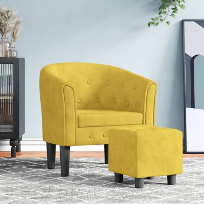 Chair with footrest,...