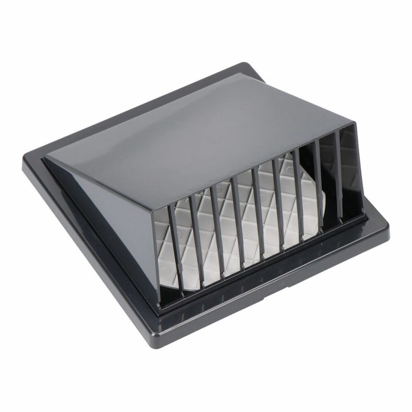 Ventilatsioonivõre EDM 87756 Antratsiithall 12,5 x 17 x 17 cm