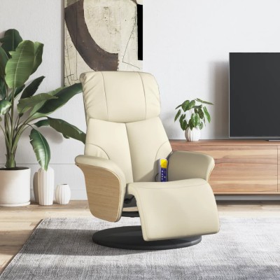 Reclining massage chair...